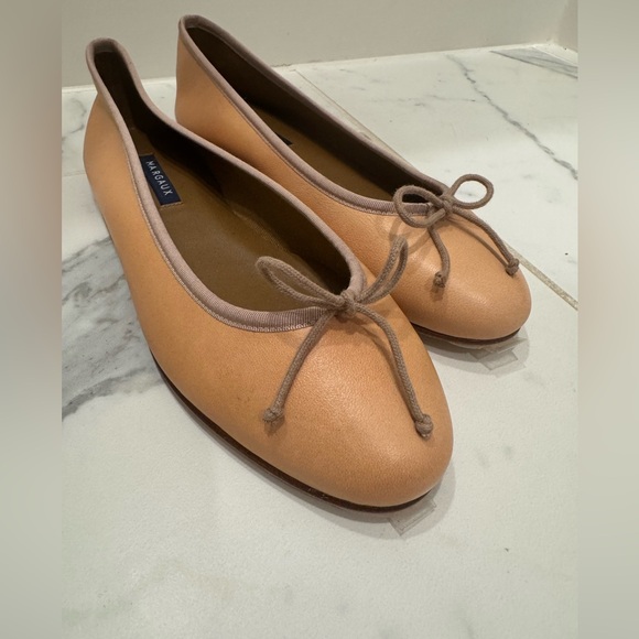 New Margaux NY Ballet Pink Nappa Leather Ballet Flats in size 40M - Picture 6 of 11